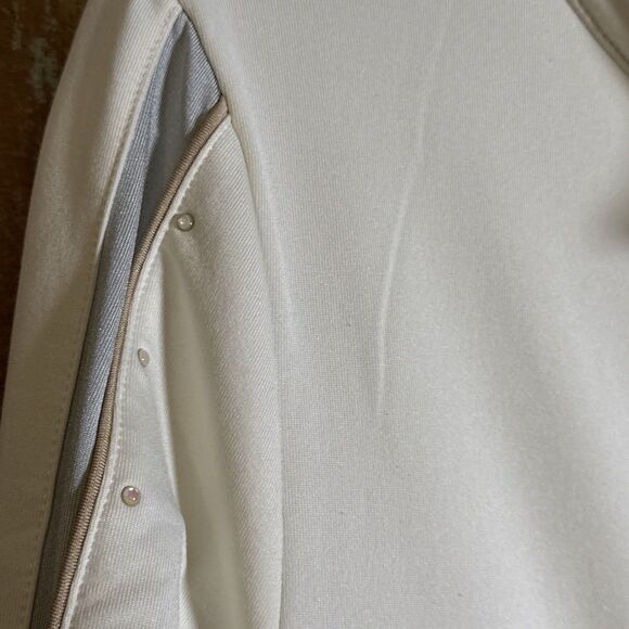 Izod Golf XFG Women's Jacket Coat Size L Large Ivory Retro Vibe Cool - Picture 9 of 16